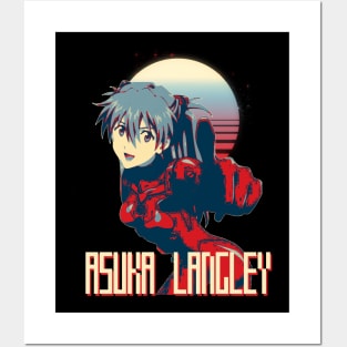 asuka langley Posters and Art